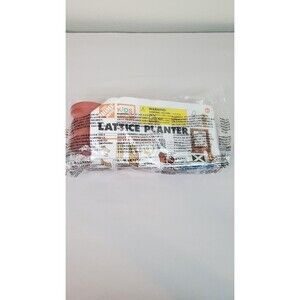 Home Depot Kids Workshop Kit Wooden Lattice Planter with Pin, Sealed, APR 2024
